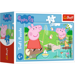 ŚWINKA PEPPA NAD JEZIOREM PUZZLE 54 EL. TREFL 19625