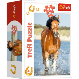 ŚWIAT KONI PUZZLE 54 EL. TREFL 19724