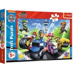 PSI PATROL NA MOTORACH PUZZLE 100 EL. TREFL 16430