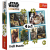 MANDALORIAN I JEGO ŚWIAT STAR WARS PUZZLE 4w1 TREFL 34377