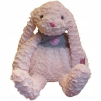 MASKOTKA PLUSZOWA KRÓLICZEK ROZALKA 32 cm