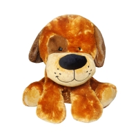 MASKOTKA PIESEK ŁATEK BRĄZOWY SIEDZĄCY 36 cm