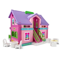 Wader Play House 25401 – Domek dla lalek + akcesoria