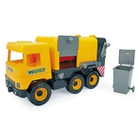 MIDDLE TRUCK ŚMIECIARKA ŻÓŁTA 43 CM , WADER 32123