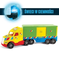 WADER 36310 MAGIC TRUCK BASIC KONTENER - świeci w ciemnościach