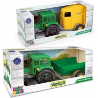 ZESTAW ROLNICZY TRAKTOR FARMER Z PRZYCZEPĄ 38,5 cm