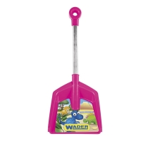 ŁOPATKA KRÓTKA RÓŻOWA METALOWY TRZONEK 47cm WADER 72350