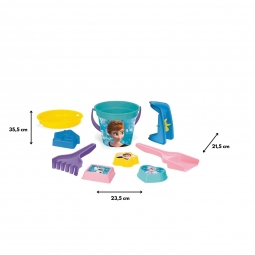 Komplet do piasku Frozen – 9 elementów DISNEY WADER 77935