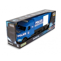 Wader 36200 Magic Truck Action Policja - świeci w ciemnościach
