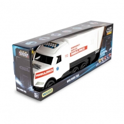 Wader 36210 Magic Truck Action Ambulans - świeci w ciemnościach